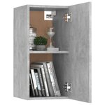 vidaXL Ensemble de meubles TV 8 Pièces Gris béton Bois d'ingénierie