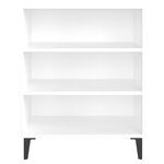 vidaXL Buffet blanc 57x35x70 cm bois d’ingénierie