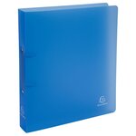 Classeur 2 Anneaux 30 Mm Polypropylène Chromaline - A4 Maxi - Bleu - X 15 - Exacompta