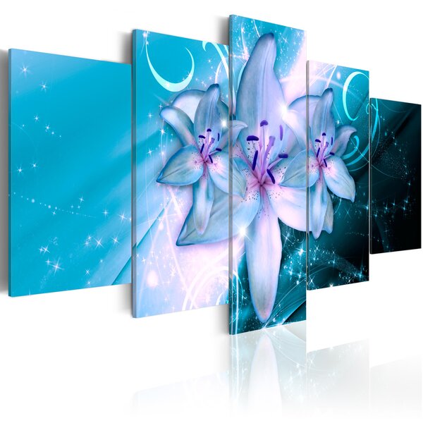 Tableau - sapphire nights l x h en cm 100x50