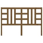vidaXL Tête de lit Marron miel 166x4x100 cm Bois massif de pin