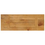 vidaXL Dessus de table 90x30x2 5 cm rectangulaire bois massif manguier
