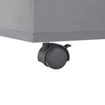 vidaXL Table basse Gris brillant 100x100x35 cm