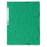 Chemise 3 Rabats À Élastiques Carte Lustrée 400g/m2 - A4 - Couleurs Assorties - X 50 - Exacompta