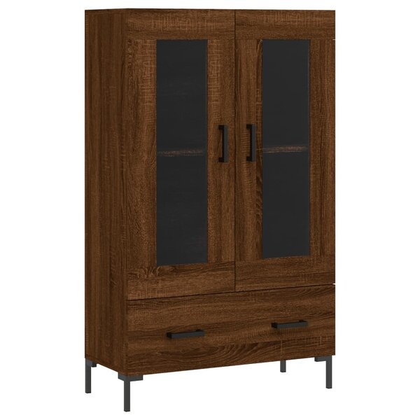 vidaXL Buffet haut chêne marron 69 5x31x115 cm bois d'ingénierie