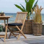 6 Chaises de jardin TOLEDO avec coussin