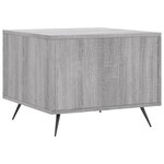 vidaXL Table basse Sonoma gris 50x50x40 cm Bois d'ingénierie