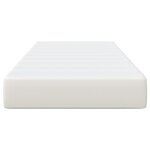 vidaXL Matelas à ressorts ensachés crème - Fermeté moyenne - 80x200x20 cm Tissu