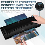 ACROPAQ Plastifieuse A3- Bouton Anti Bourrage  Chaud et Froid- Machine à Plastifier  Laminator A3