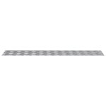 vidaXL Plaques en Aluminium à Carreaux 2 Pièces Antidérapant 100x20 cm