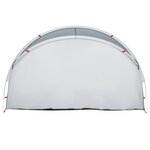 vidaXL Tente de plage gris escamotable imperméable
