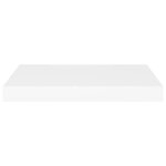 vidaXL Étagères murales flottantes 4 Pièces Blanc 50x23x3 8 cm MDF