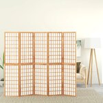 vidaXL Cloison de séparation pliable 5 panneaux 200x170 cm