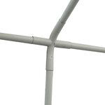 vidaXL Chapiteau de jardin PVC 4x6 m Rouge et blanc