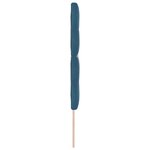 Headboard vidaXL Boutonné en Velours Bleu Foncé 160 cm