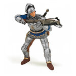 Arbalétrier Bleu en Armure : Héros des Croisades et de la Guerre de Cent Ans
