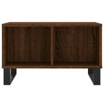 vidaXL Table basse Chêne marron 60x50x36 5 cm Bois d'ingénierie