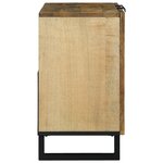 vidaXL Meuble sous lavabo 62x33x58 cm en bois massif de manguier et en bois reconstitué