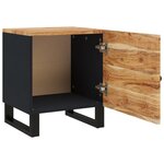 vidaXL Tables de chevet 2 Pièces 40x33x46 cm Bois d'acacia massif