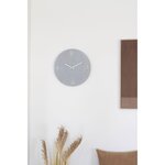 Horloge murale Ravenna gris clair mouvement silencieux Ø 40