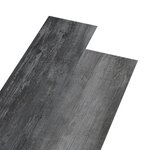 vidaXL Dalles de plancher PVC 4 46 m² 3 mm autoadhésif gris brillant