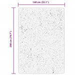 vidaXL Tapis ARBIZU intérieur extérieur design vintage 140x200 cm