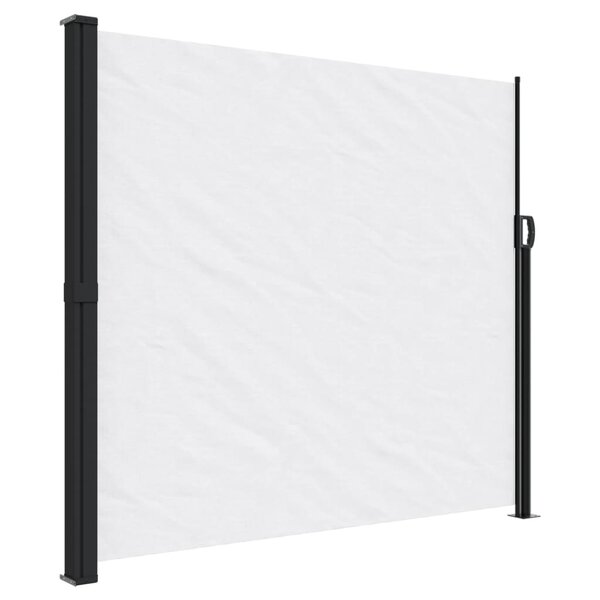 vidaXL Auvent latéral rétractable blanc 180x300 cm