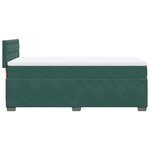 vidaXL Sommier à lattes de lit avec matelas Vert foncé 90x190 cm