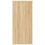 vidaXL Bibliothèque/Buffet chêne sonoma 66x30x98 cm bois d'ingénierie