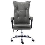 Chaise fauteuil siège de bureau informatique étude de massage anthracite similicuir anthracite 02_0024003