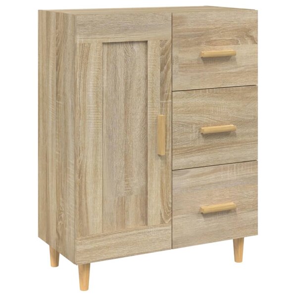 vidaXL Buffet Chêne sonoma 69 5x34x90 cm Bois d'ingénierie
