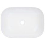 vidaXL Lavabo 45 5x32x13 cm Céramique Blanc