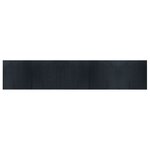 vidaXL Tapis rectangulaire gris 100x500 cm bambou