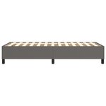 vidaXL Cadre de lit sans matelas gris 90x200 cm similicuir