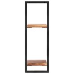 vidaXL Étagères murales 2 Pièces 25x25x75 cm Bois d'acacia et acier