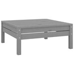 Salon de jardin meuble d'extérieur ensemble de mobilier 9 pièces gris bois de pin massif 02_0018252