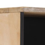 vidaXL Armoire de salle de bain 38x33x160 cm bois massif de manguier