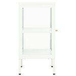 vidaXL Buffet 38x35x70 cm Métal et verre