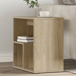 vidaXL Tables d'appoint 2 Pièces chêne sonoma 50x30x50 cm bois ingénierie