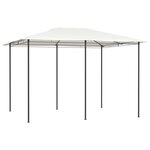 vidaXL Belvédère 3x4x2 6 m Crème 160 g/m²