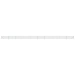 vidaXL Clôture en mailles de chaîne avec bride argenté 1 1x25 m