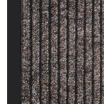vidaXL Paillasson rayé Beige 80x120 cm