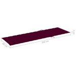 vidaXL Chaise longue de jardin avec coussin Gris Bois d'acacia solide