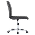 vidaXL Chaises à manger lot de 2 gris foncé tissu