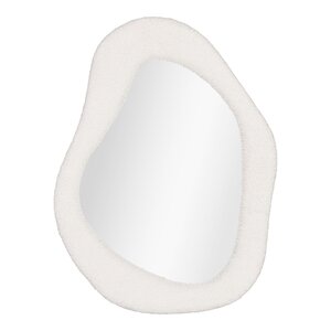 Miroir organique blanc 46 5 x 61 cm