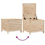 vidaXL Salon de jardin 5 Pièces bois de pin massif