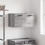 vidaXL Armoire murale Sonoma gris 60x36 5x35 cm Bois d'ingénierie