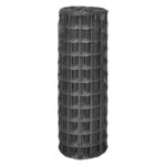 vidaXL Clôture Euro Acier 25 x 1 2 m Gris