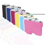 Pack UPrint compatible EPSON T0807  6 cartouches