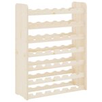 vidaXL Casier à vin 67 5x25x87 cm Bois de pin massif